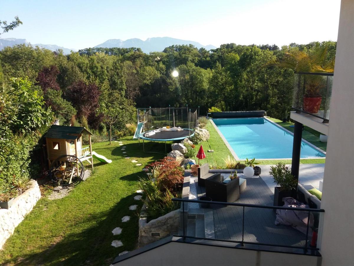 Chambres, Cuisine, Piscine, Spa, Billards, Airhockey, Nature Fillinges Buitenkant foto