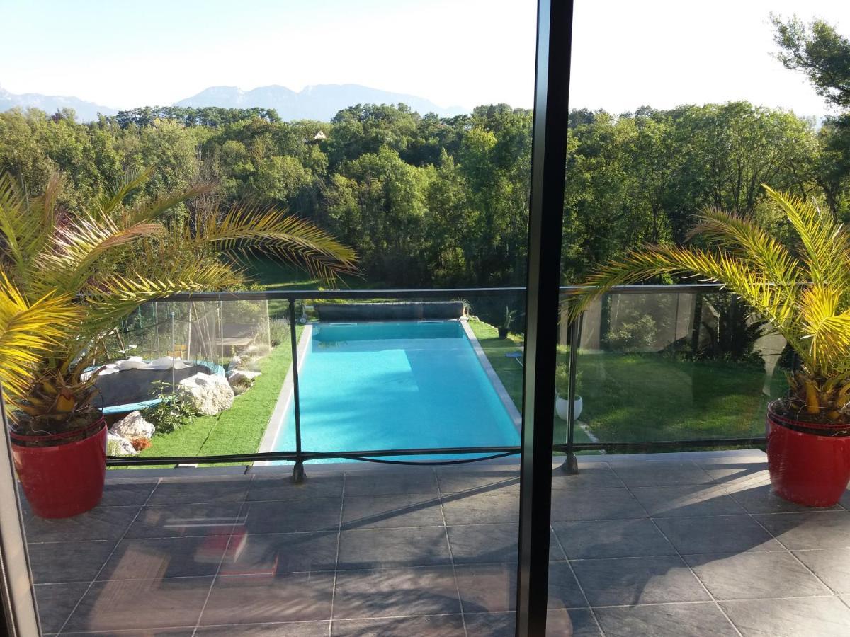 Chambres, Cuisine, Piscine, Spa, Billards, Airhockey, Nature Fillinges Buitenkant foto